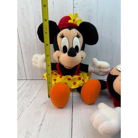 Disney Mickey and Minnie Plush Toys Mattel 1994 Toddler Toys Stuffed Figure - Picture 12 of 12